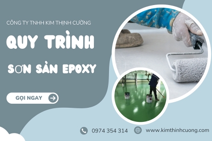 Quy trình sơn sàn epoxy chuẩn cho nền xi măng hoặc bê tông