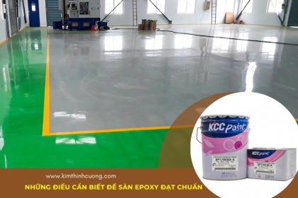 Những điều cần biết để có một sàn epoxy đạt tiêu chuẩn