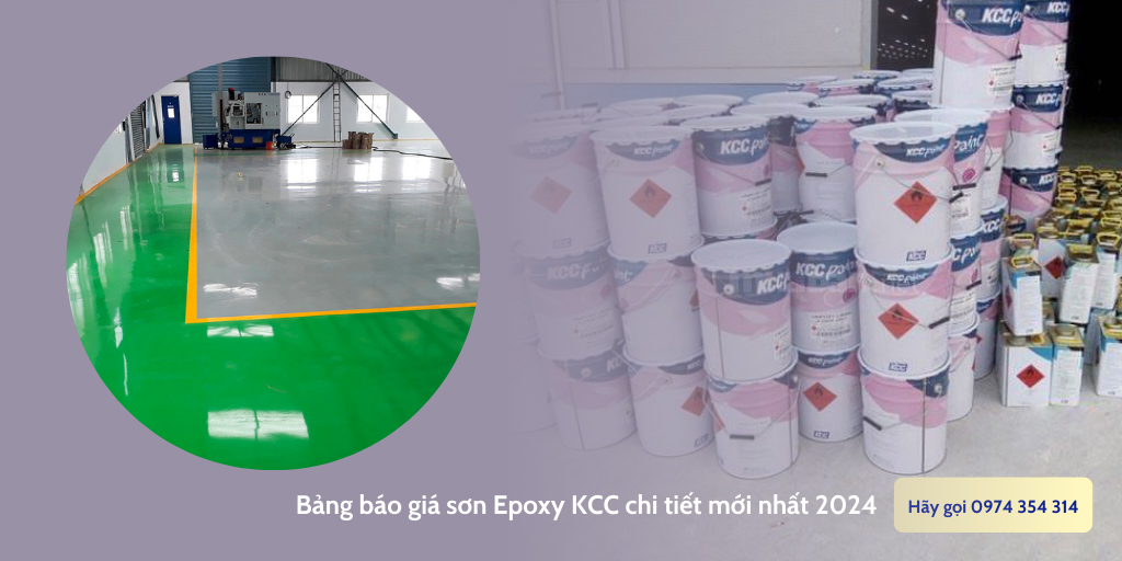 Bảng báo giá sơn Epoxy KCC chi tiết mới nhất 2024