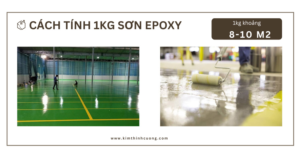 1kg sơn Epoxy được bao nhiêu m2?