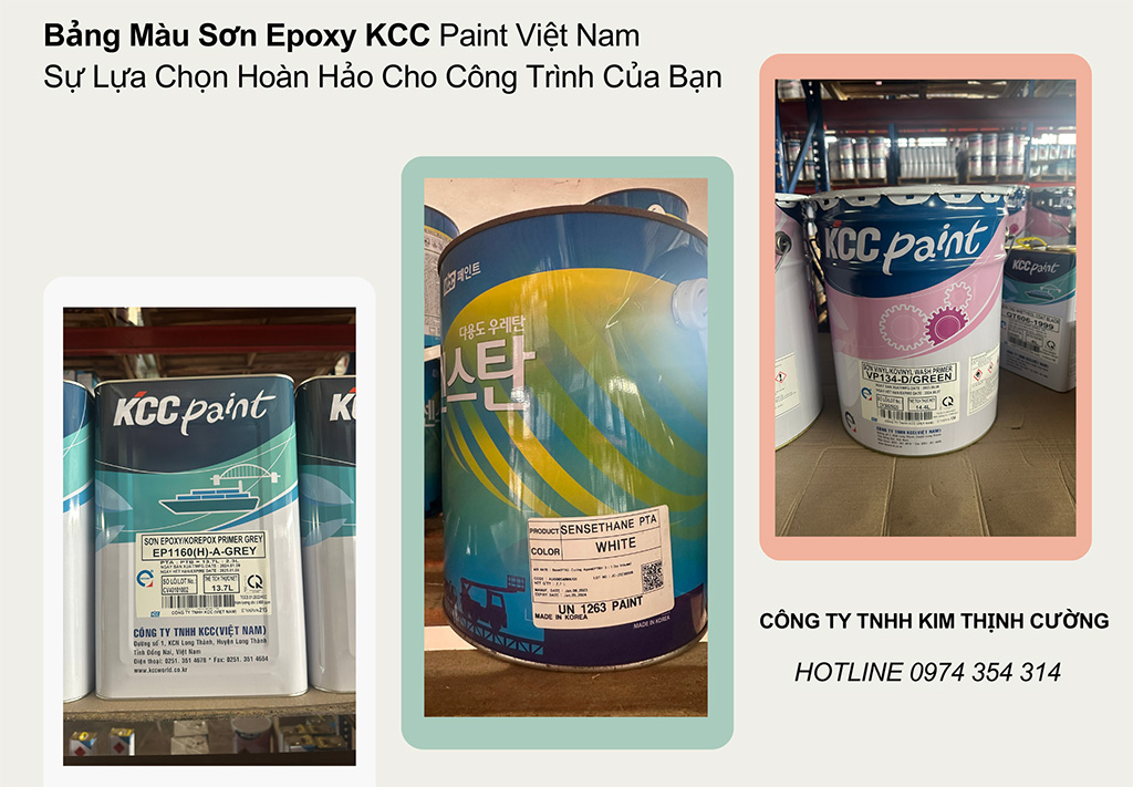 Bảng Màu Sơn Epoxy KCC Paint Việt Nam Sự Lựa Chọn Hoàn Hảo Cho Công Trình Của Bạn