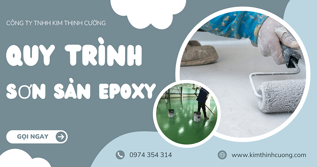 Quy trình sơn sàn epoxy cho nền xi măng hoặc bê tông