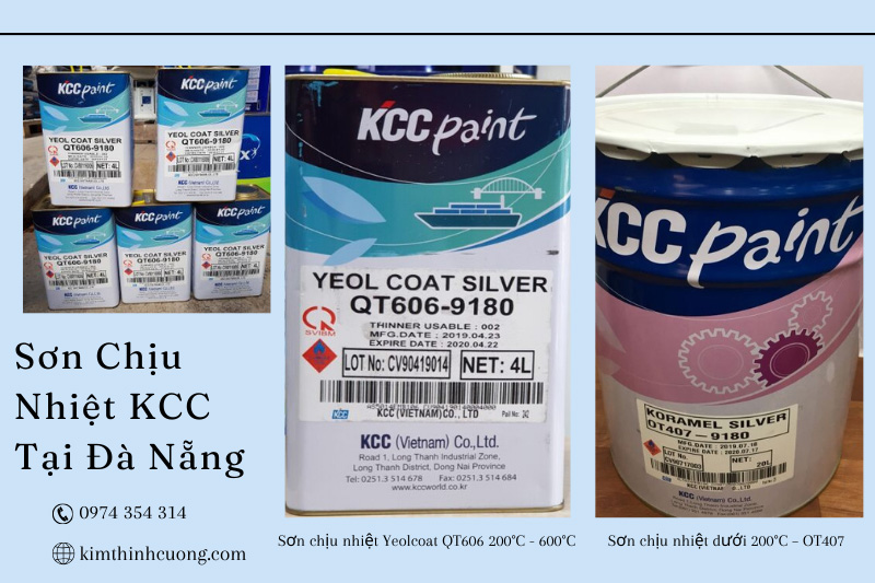 Sơn chịu nhiệt KCC giá rẻ tại Đà Nẵng
