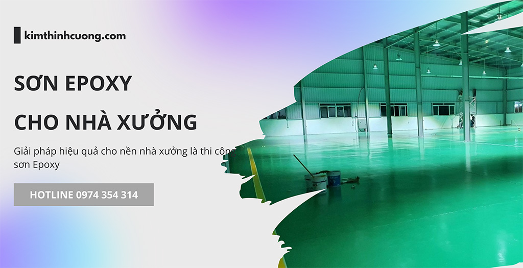 Quy trình thi công sơn Epoxy nhà xưởng chuyên nghiệp